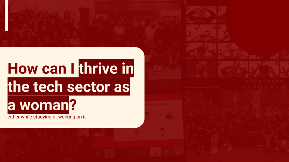 How can I thrive in the tech sector as a woman?
