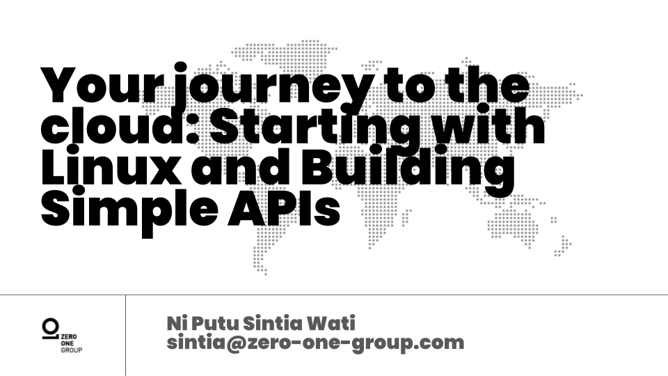 Your journey to the cloud: Starting with Linux and Building Simple APIs